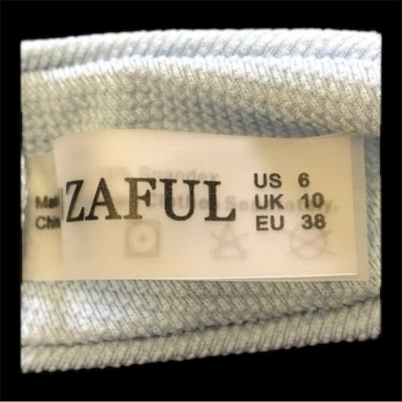 Women's Baby Blue Zaful Bikini Size Medium NWOT - Picture 6 of 8